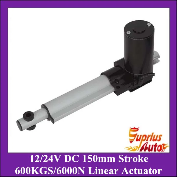 2016 Hot Sale DC 12V/24V 6inch/150mm stroke linear actuator, 6000N/600kgs load heavy duty linear actuator
2016 Hot Sale DC 12V/24V 6inch/150mm stroke linear actuator, 6000N/600kgs load heavy duty linear actuator