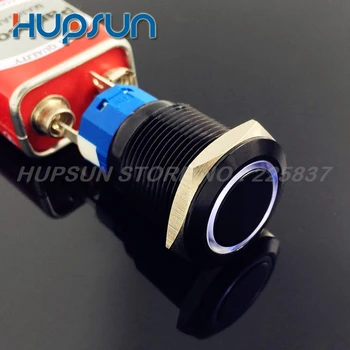 3pc waterproof blue LED 5PIN 1NC 1NO 12v 220v 5a 19mm black metal momentary push button switch engine start on-off button
3pc waterproof blue LED 5PIN 1NC 1NO 12v 220v 5a 19mm black metal momentary push button switch engine start on-off button