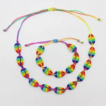 Free shipping rainbow color shell jewelry gift summer hot sale black white shell bracelet women fashion shell choker necklace
Free shipping rainbow color shell jewelry gift summer hot sale black white shell bracelet women fashion shell choker necklace