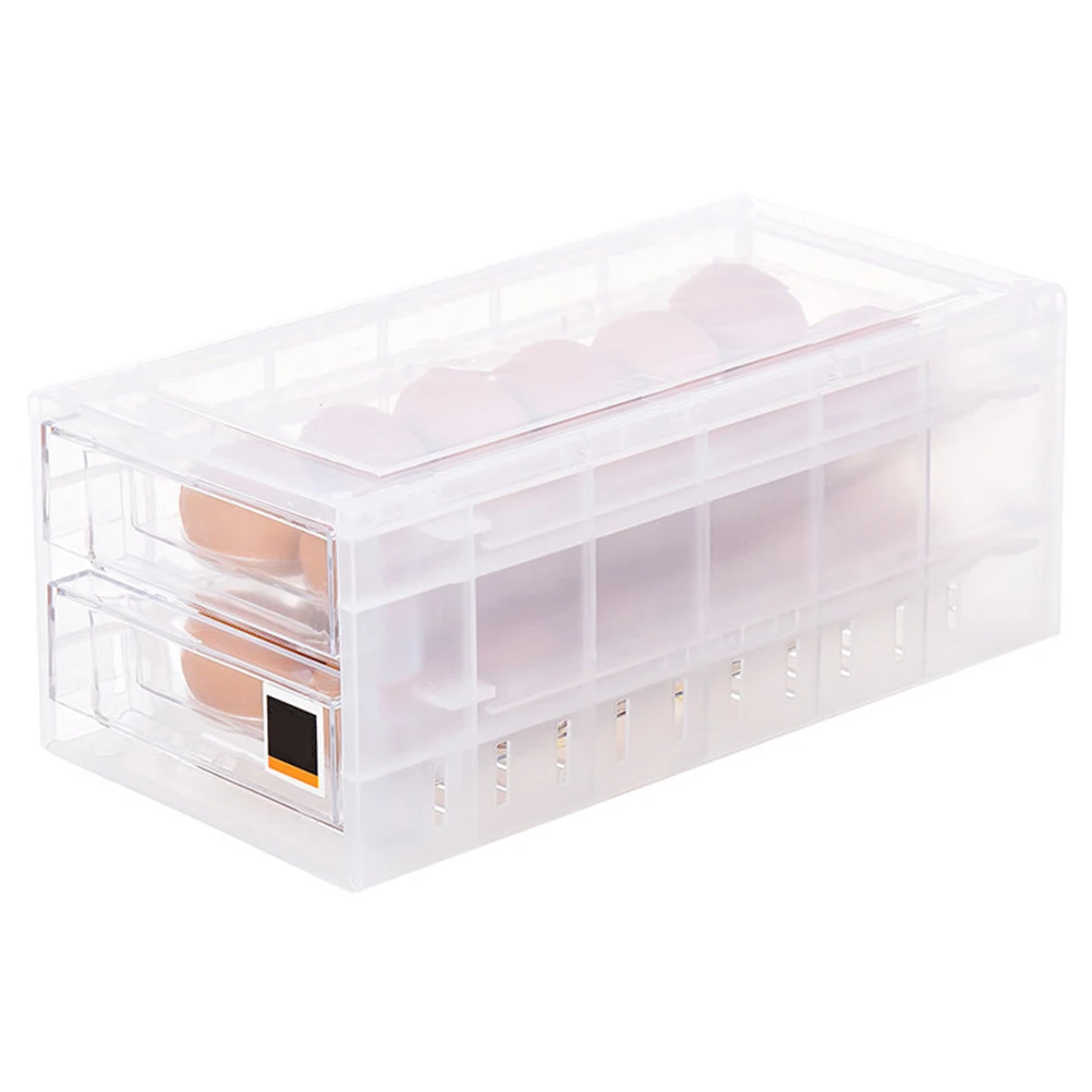 1PC Egg Storage Box Transparent Double Layer Large Capacity Plastic Refrigerator Eggs Storage Container Holder Carrier
1PC Egg Storage Box Transparent Double Layer Large Capacity Plastic Refrigerator Eggs Storage Container Holder Carrier