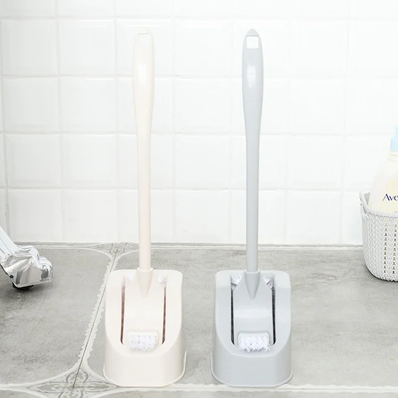 Portable Double Sided Toilet Brush Plastic Long Handle Bathroom Scrub Cleaning Brush Creative Toilet Brush Bathroom
Portable Double Sided Toilet Brush Plastic Long Handle Bathroom Scrub Cleaning Brush Creative Toilet Brush Bathroom