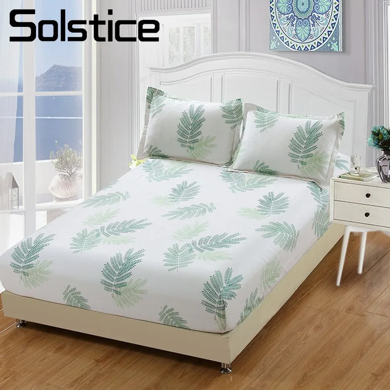 Solstice Home Textile Bed Fitted Sheet 100% Cotton Kid Teenage Girl Woman Bedding Mattress Cover Fern Foliage Leaf Pattern White
Solstice Home Textile Bed Fitted Sheet 100% Cotton Kid Teenage Girl Woman Bedding Mattress Cover Fern Foliage Leaf Pattern White