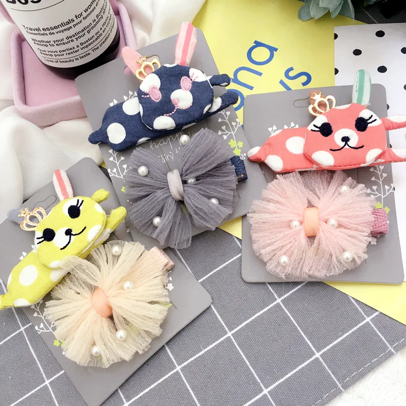 2017 New Handmade cute Rabbit hairpins yarn bowknot Hair clips Fashion duckbill clip Lace hair ornaments girls hair accessories
2017 New Handmade cute Rabbit hairpins yarn bowknot Hair clips Fashion duckbill clip Lace hair ornaments girls hair accessories