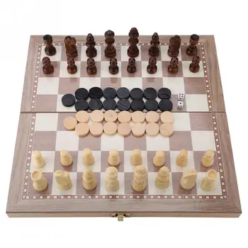 Travel Portable 3-in-1 International Chess Toys Set New Chess Folded Board Chess Set Party Board Game Playing Toys Gift For Kids
Travel Portable 3-in-1 International Chess Toys Set New Chess Folded Board Chess Set Party Board Game Playing Toys Gift For Kids