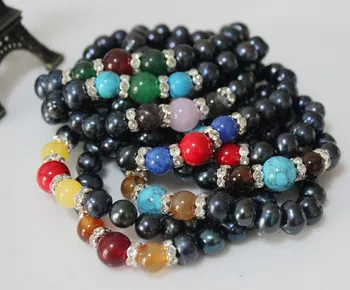 ELASTIC Fashion Freshwater REAL Black Pearl Bracelet for Women/Lady/Girls/Female Beautiful Jewelry
ELASTIC Fashion Freshwater REAL Black Pearl Bracelet for Women/Lady/Girls/Female Beautiful Jewelry