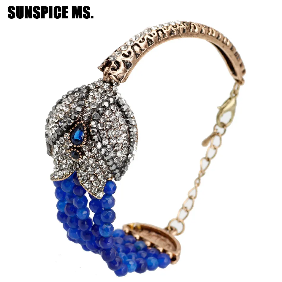 Bohemia Crystal Flower Charm Bracelets Handmade Beads Strand Bracelet For Women Ethnic Wedding Jewelry Vintage Turkish Gift 2018
Bohemia Crystal Flower Charm Bracelets Handmade Beads Strand Bracelet For Women Ethnic Wedding Jewelry Vintage Turkish Gift 2018