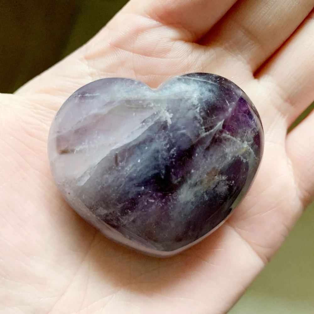 Amethyst Natural Crystals Palm Stone Polished Carved Puffy Heart Shaped Love Stone Figurine Statue Purple Quartz Stone Big 1pc
Amethyst Natural Crystals Palm Stone Polished Carved Puffy Heart Shaped Love Stone Figurine Statue Purple Quartz Stone Big 1pc