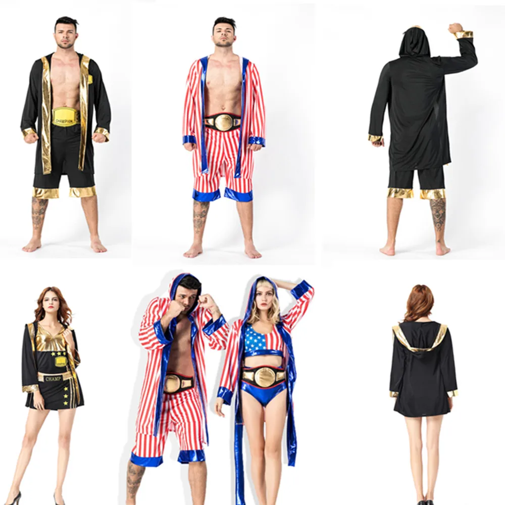 2018 Rocky Balboa Apollo Movie Boxing American Flag Cosplay Costumes Kids Boy Shorts Robe Boxing Costume Boxing training outfit
2018 Rocky Balboa Apollo Movie Boxing American Flag Cosplay Costumes Kids Boy Shorts Robe Boxing Costume Boxing training outfit