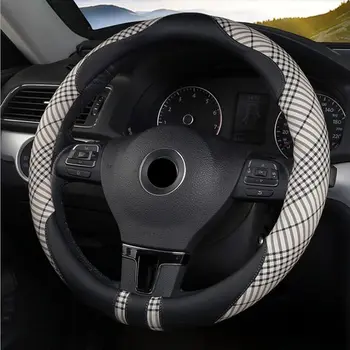 Four Season Flax Car Steering Wheel Cover Universal Fashion Design Steering Wheel Covers Case Fit For Most Cars Styling
Four Season Flax Car Steering Wheel Cover Universal Fashion Design Steering Wheel Covers Case Fit For Most Cars Styling