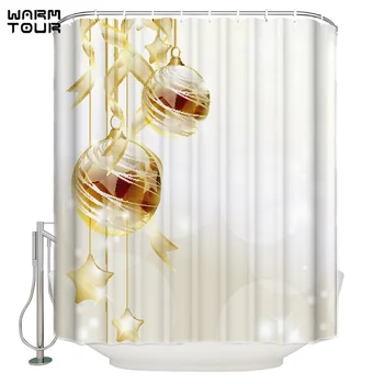 WARMTOUR Shower Curtain Merry Christmas Ball Decor Extra Long Fabric Bath Shower Curtains Bathroom Decor with Hooks
WARMTOUR Shower Curtain Merry Christmas Ball Decor Extra Long Fabric Bath Shower Curtains Bathroom Decor with Hooks
