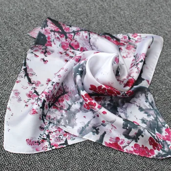 ladies china factory customized custom Style Ink Plum Blossom Pattern 100% silk Square Shawl Women Silk Scarfs
ladies china factory customized custom Style Ink Plum Blossom Pattern 100% silk Square Shawl Women Silk Scarfs