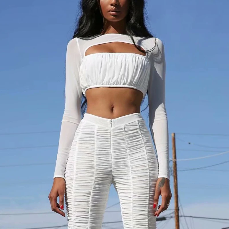 O-neck Women Sexy Front Hollow Out Solid Slim Long Sleeve Crop Top T-shirt Casual Women See Through Sexy Short Length Top Tee
O-neck Women Sexy Front Hollow Out Solid Slim Long Sleeve Crop Top T-shirt Casual Women See Through Sexy Short Length Top Tee