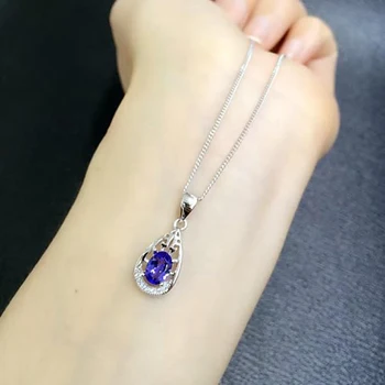 Collier Collares Qi Xuan_Fashion Jewelry_Blue Stone Necklaces_S925 Solid Silver Simple Blue Necklaces_Factory Directly Sales
Collier Collares Qi Xuan_Fashion Jewelry_Blue Stone Necklaces_S925 Solid Silver Simple Blue Necklaces_Factory Directly Sales