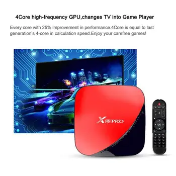 Android 9.0 Set Top Box Android TV Prefix Digital Set-top Box HDMI 2.0 4GB+64GB TV Box With Remote Control And HDMI Cable
Android 9.0 Set Top Box Android TV Prefix Digital Set-top Box HDMI 2.0 4GB+64GB TV Box With Remote Control And HDMI Cable