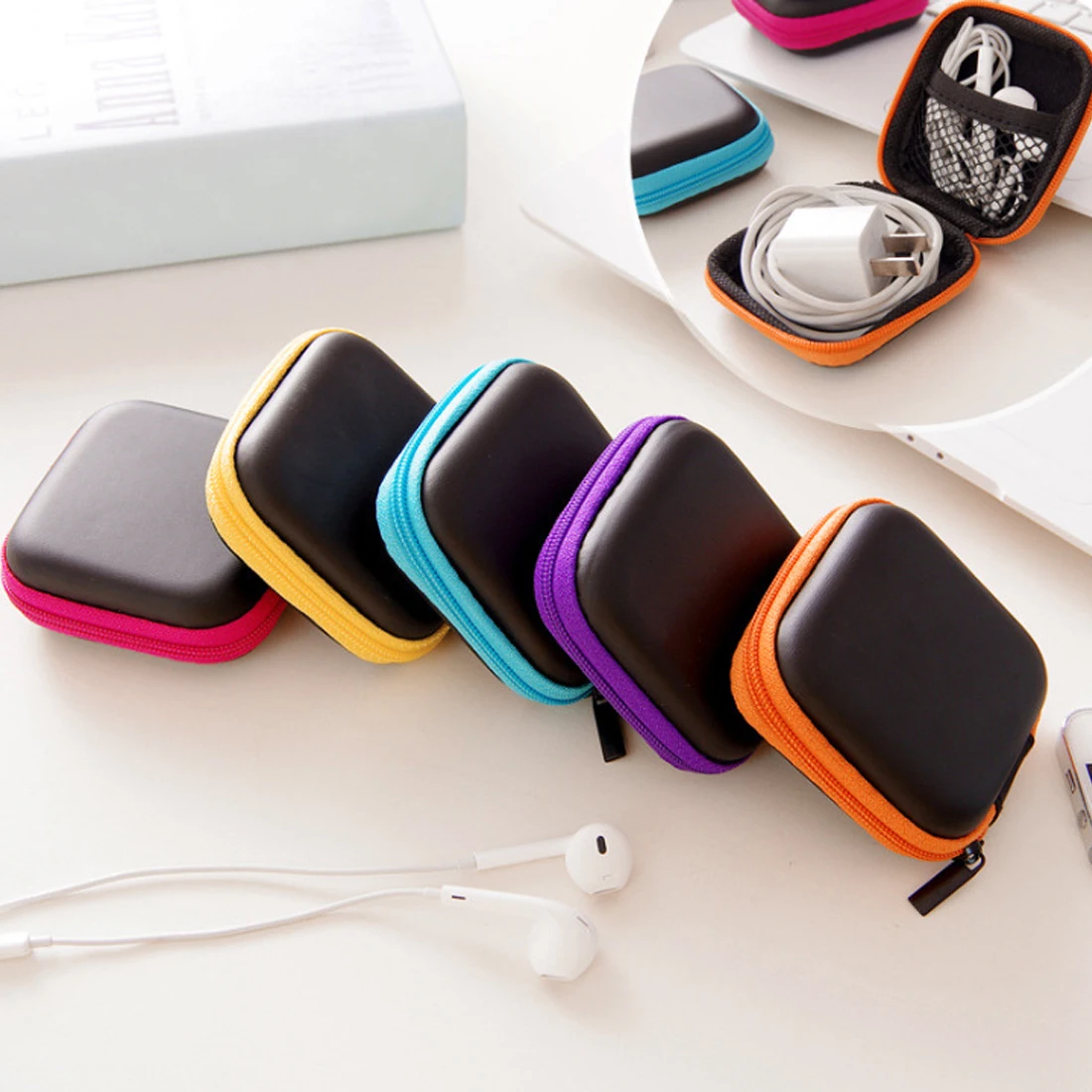Square Coin Headphone Protective Box Case Container Earphone Wire Organizer Box Data Line Cables Storage Box Case Container
Square Coin Headphone Protective Box Case Container Earphone Wire Organizer Box Data Line Cables Storage Box Case Container
