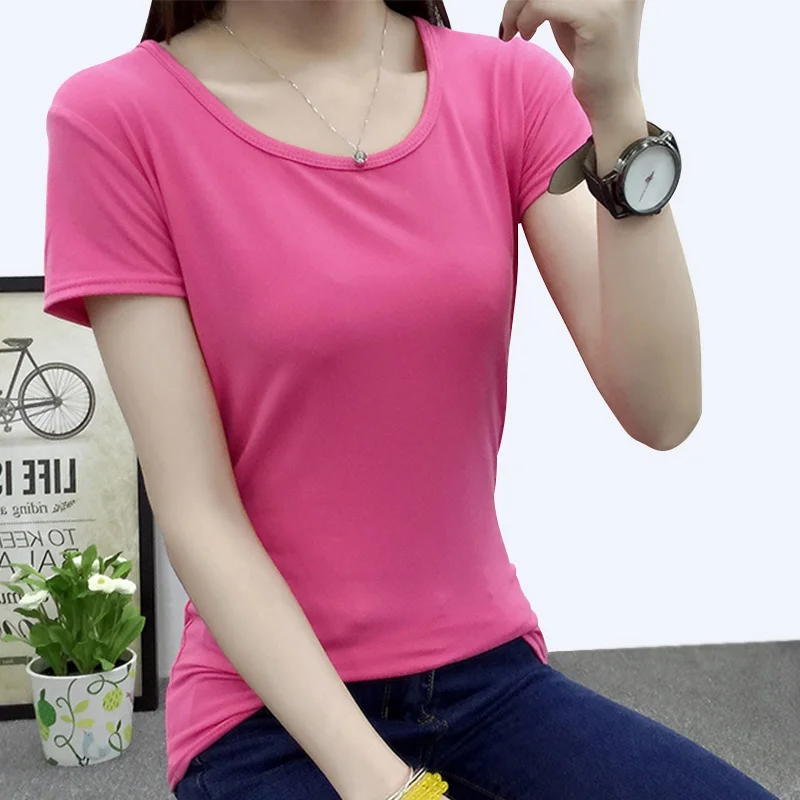 2018 Female O Neck Short Sleeve Black White T Shirt Women Summer Basic T-Shirts Female Casual Tops T-Shirts Womens
2018 Female O Neck Short Sleeve Black White T Shirt Women Summer Basic T-Shirts Female Casual Tops T-Shirts Womens