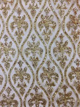 glued glitter African Tulle Mesh Lace Fabric hot sale African French Lace Fabric with gold glitter
glued glitter African Tulle Mesh Lace Fabric hot sale African French Lace Fabric with gold glitter