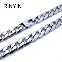 6/8/12mm Customize Length Mens High Quality Stainless Steel Necklace Curb Cuban Link Chain Fashion Jewerly 6/8/12mm Customize Length Mens High Quality Stainless Steel Necklace Curb Cuban Link Chain Fashion Jewerly