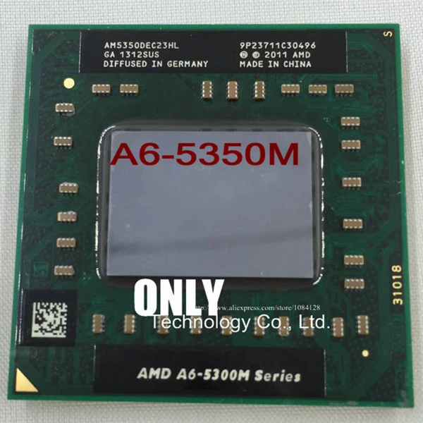 Original AMD A6 5350M - 5300M 2.9GHz Dual Core Notebook processors Laptop CPU AM 5350 Socket FS1 722 pin Computer Original
Original AMD A6 5350M - 5300M 2.9GHz Dual Core Notebook processors Laptop CPU AM 5350 Socket FS1 722 pin Computer Original