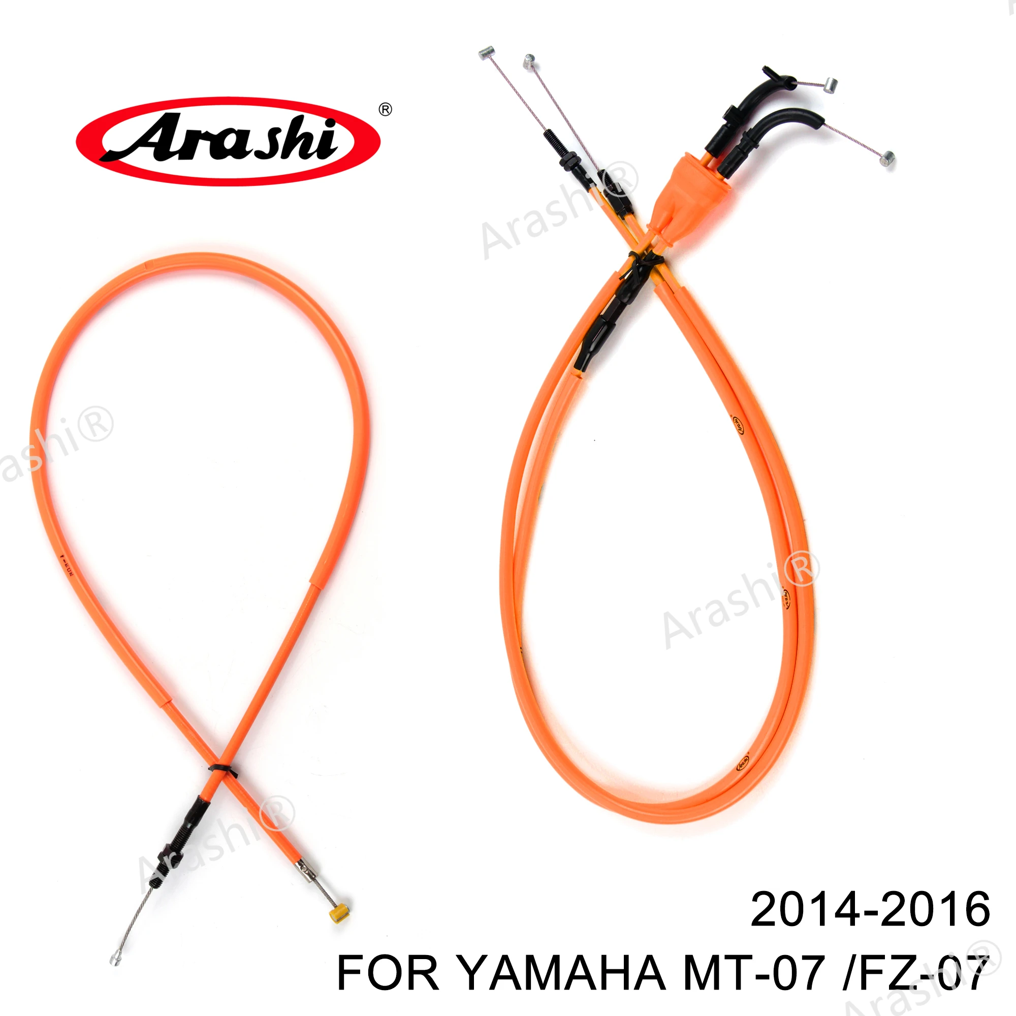 Arashi Motorcycle Accessories Throttle & Clutch Cables Stainless Lines Wires for YAMAHA MT07 FZ07 2014 2015 2016 MT-07 1 Set
Arashi Motorcycle Accessories Throttle & Clutch Cables Stainless Lines Wires for YAMAHA MT07 FZ07 2014 2015 2016 MT-07 1 Set