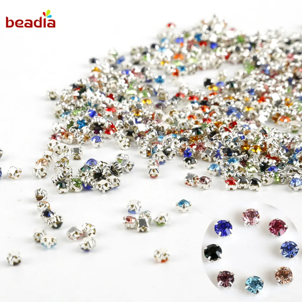 AAA Grade 240pcs 4mm Multi Color Crystal Glass Sew-On Rhinestones Plated Silver Claw DIY Clothing Accessories
AAA Grade 240pcs 4mm Multi Color Crystal Glass Sew-On Rhinestones Plated Silver Claw DIY Clothing Accessories