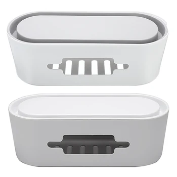 Cable Management Box Hard Plastic Power Strip Storage Box Cable Winder Organizer with Holder and Cover for Home Safety
Cable Management Box Hard Plastic Power Strip Storage Box Cable Winder Organizer with Holder and Cover for Home Safety