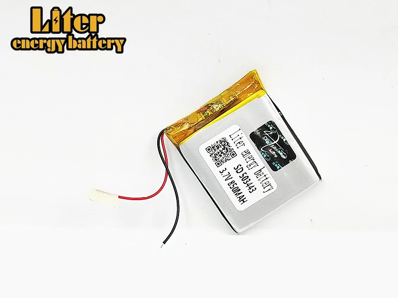 1/2/4Pcs Size 503443 3.7V 850 mah Lithium polymer Battery With Protection Board For MP3 MP4 MP5 GPS DVD Toy LED Light Headphone
1/2/4Pcs Size 503443 3.7V 850 mah Lithium polymer Battery With Protection Board For MP3 MP4 MP5 GPS DVD Toy LED Light Headphone