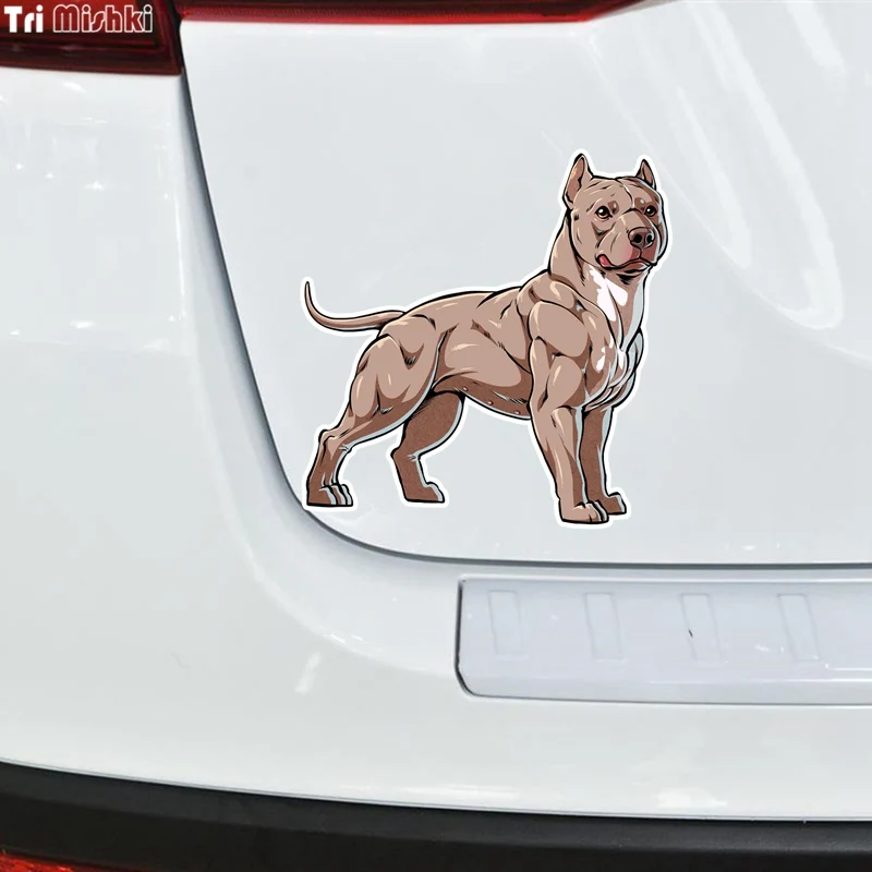 Tri Mishki WCS334 14x14cm American Pit Bull Terrier dog car stickers auto automobile decals accessiories sticker
Tri Mishki WCS334 14x14cm American Pit Bull Terrier dog car stickers auto automobile decals accessiories sticker
