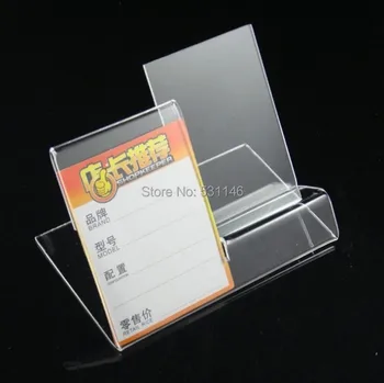 Free Shipping 10PCS Clear Acrylic Mobile cell phone display stand holder rack can be put label
Free Shipping 10PCS Clear Acrylic Mobile cell phone display stand holder rack can be put label