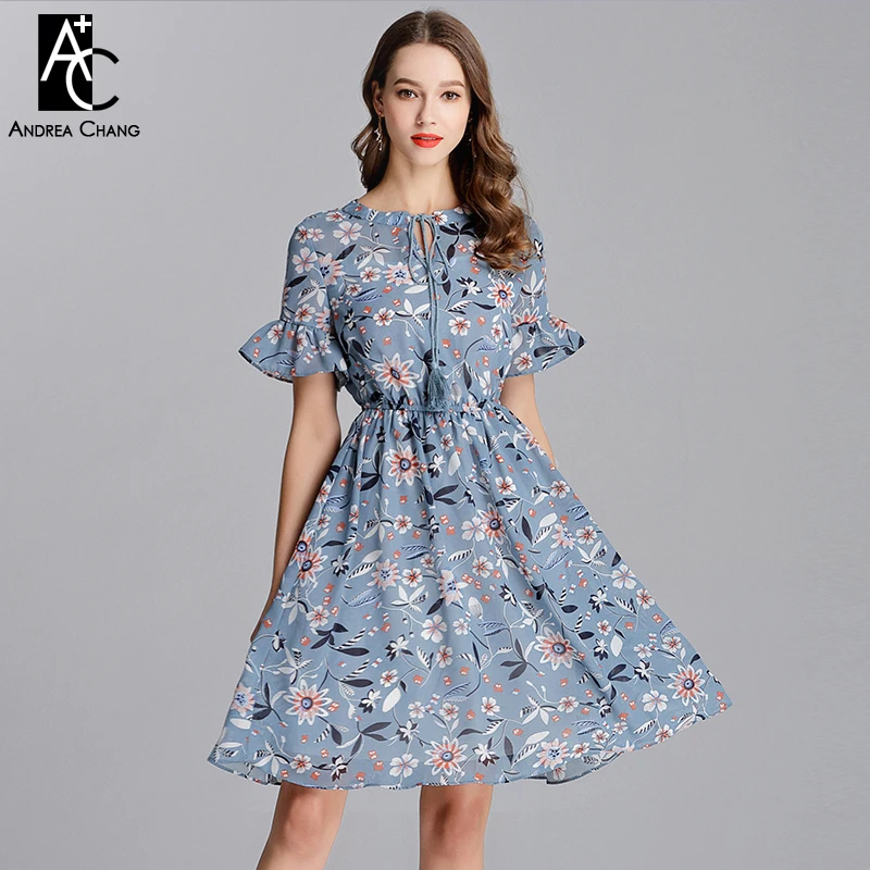 PLUS SIZE woman dress L-5XL high quality summer spring dress flare sleeve orange white floral pattern print cute mini blue dress
PLUS SIZE woman dress L-5XL high quality summer spring dress flare sleeve orange white floral pattern print cute mini blue dress