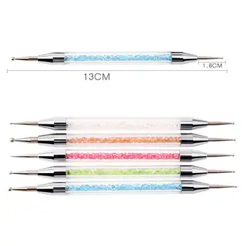 Hot sale 5Pcs/Set Acrylic 2 Ways Nail Art Dotting Pen Colorful Rhinestone Nail Decor Painting Brush Tools
Hot sale 5Pcs/Set Acrylic 2 Ways Nail Art Dotting Pen Colorful Rhinestone Nail Decor Painting Brush Tools