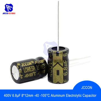 10PCS/Lot Aluminum Electrolytic Capacitor 400V 6.8μF 8x12mm High Frequency Low ESR -40 -105℃ 400V6.8μF 8*12mm Capacitor
10PCS/Lot Aluminum Electrolytic Capacitor 400V 6.8μF 8x12mm High Frequency Low ESR -40 -105℃ 400V6.8μF 8*12mm Capacitor