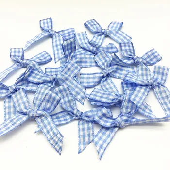 100pcs Blue Checks Gingham Ribbon Tail Bows For Wedding Invites Cardmaking Embellishments DIY Ties Crafts Scrapbooking 
100pcs Blue Checks Gingham Ribbon Tail Bows For Wedding Invites Cardmaking Embellishments DIY Ties Crafts Scrapbooking