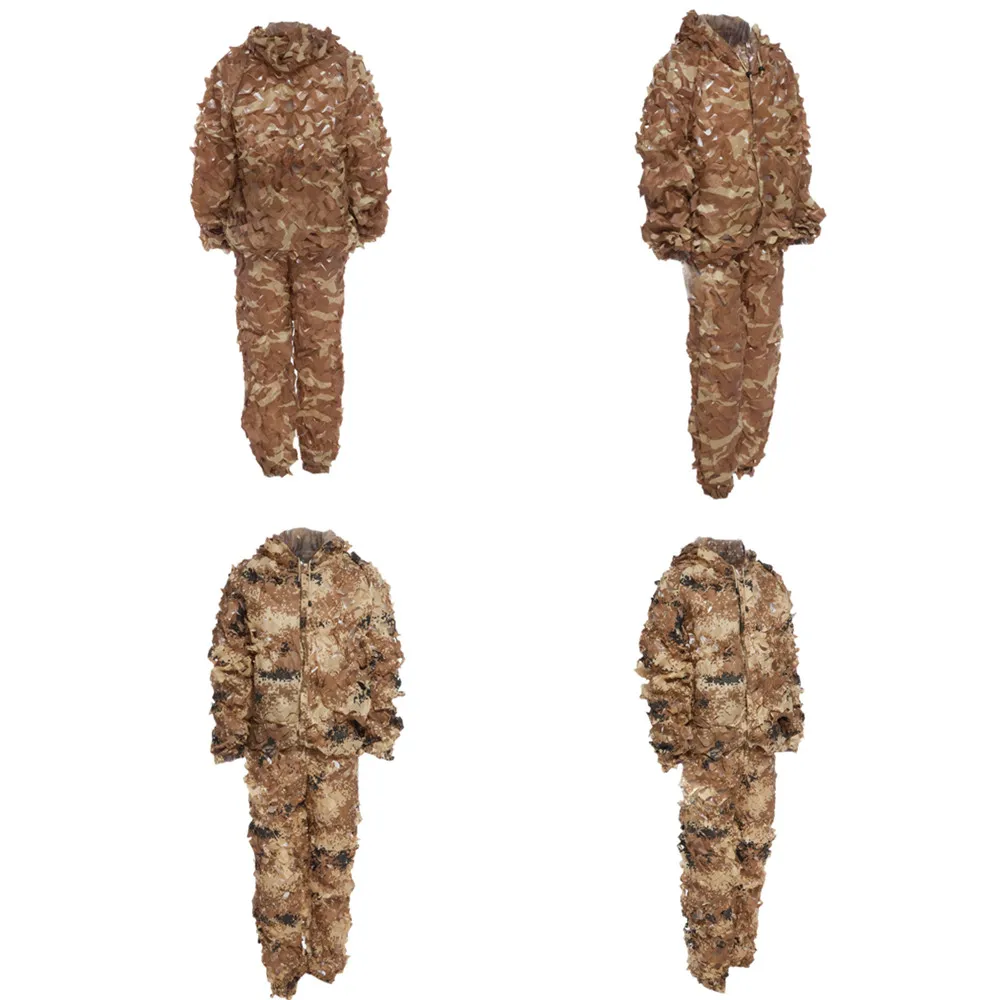 Hunting 3D Camo Bionic Leaf Camouflage Jungle Hunting Ghillie Suit Set CS Savage Kit Desert Gobi Grassland Sniper Ghillie Bionic
Hunting 3D Camo Bionic Leaf Camouflage Jungle Hunting Ghillie Suit Set CS Savage Kit Desert Gobi Grassland Sniper Ghillie Bionic