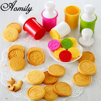 Aomily 6pcs/Set DIY Cartoon Baking Mould Biscuit Cookie Cutter Stamps Mold Plunger Chocolate Fondant Cake Embosser Baking Tools
Aomily 6pcs/Set DIY Cartoon Baking Mould Biscuit Cookie Cutter Stamps Mold Plunger Chocolate Fondant Cake Embosser Baking Tools