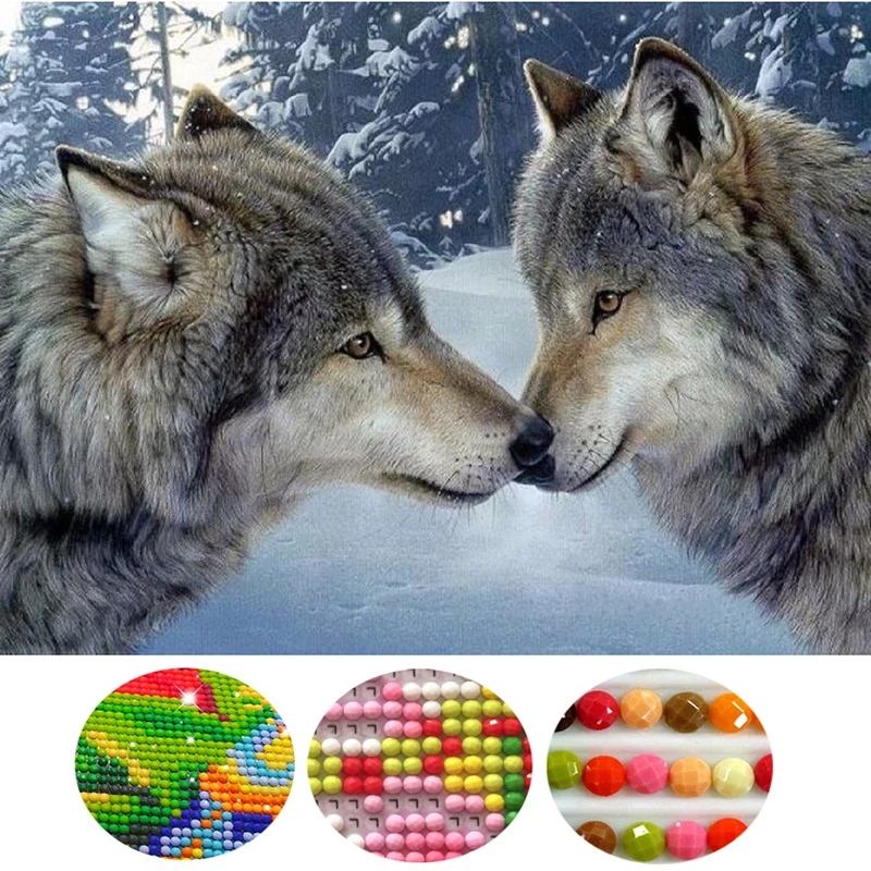 Two snow wolf 5d diy diamond painting animals round diamond mosaic cross stitch Snow scene diamond embroidery Siberia Wolf
Two snow wolf 5d diy diamond painting animals round diamond mosaic cross stitch Snow scene diamond embroidery Siberia Wolf