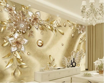 beibehang wall papers home decor behang Premium Silk Wallpaper European Luxury Golden Flower Jewelry Wall papel de parede 3d
beibehang wall papers home decor behang Premium Silk Wallpaper European Luxury Golden Flower Jewelry Wall papel de parede 3d