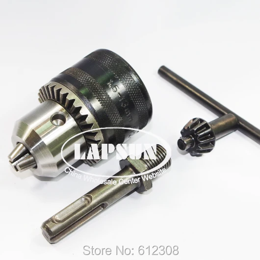 All Metal Sleeve DRILL CHUCK 1.5-13MM (0.06"-0.51") 1/2-20UNF + Drill Chuck SDS Adapter (E02-13)
All Metal Sleeve DRILL CHUCK 1.5-13MM (0.06"-0.51") 1/2-20UNF + Drill Chuck SDS Adapter (E02-13)
