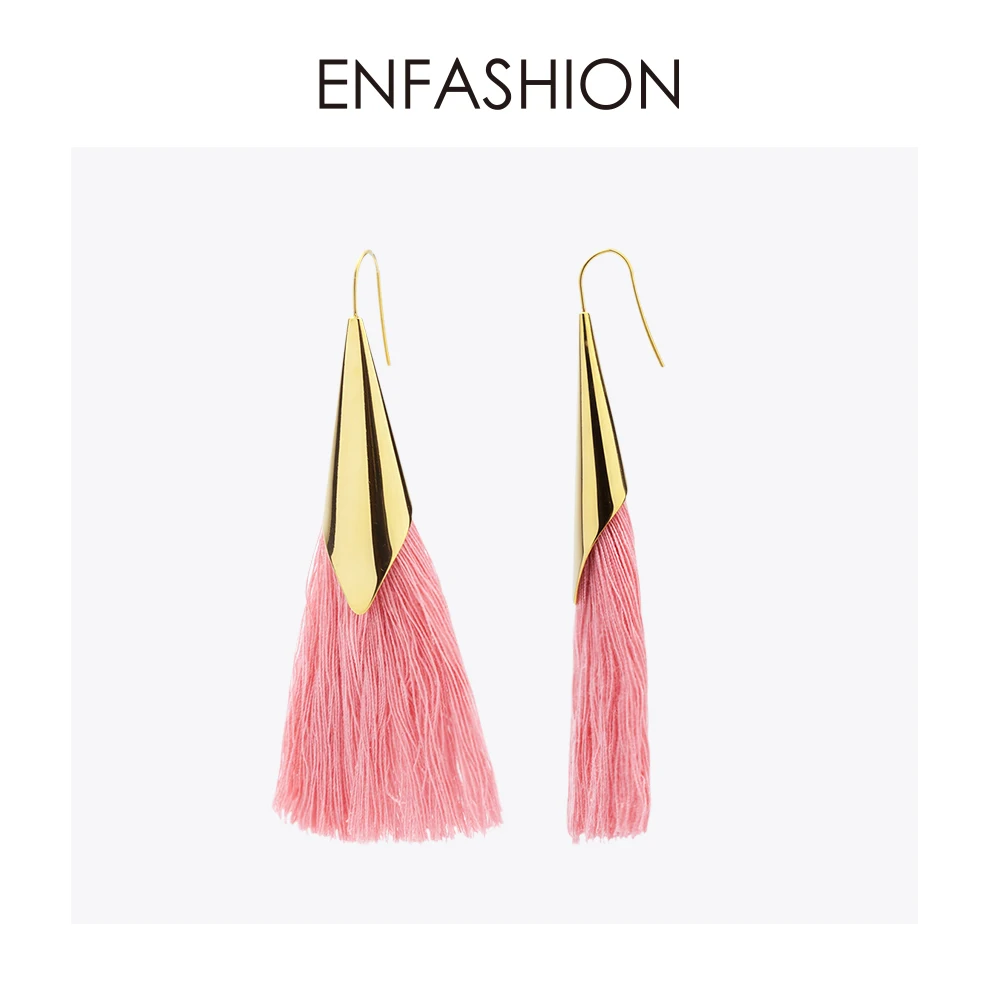 Enfashion Tassels Dangle Earrings Stainless steel Colorful fringe Long Drop Earrings For Women Trendy Earrings Jewelry EEF1013
Enfashion Tassels Dangle Earrings Stainless steel Colorful fringe Long Drop Earrings For Women Trendy Earrings Jewelry EEF1013