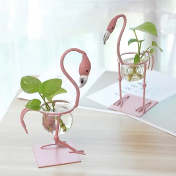 Nordic Style Pink Flamingo Shape Glass Tabletop Plant Bonsai Vase Flower Pot Planter Plant Terrarium Container Home Decoration
Nordic Style Pink Flamingo Shape Glass Tabletop Plant Bonsai Vase Flower Pot Planter Plant Terrarium Container Home Decoration