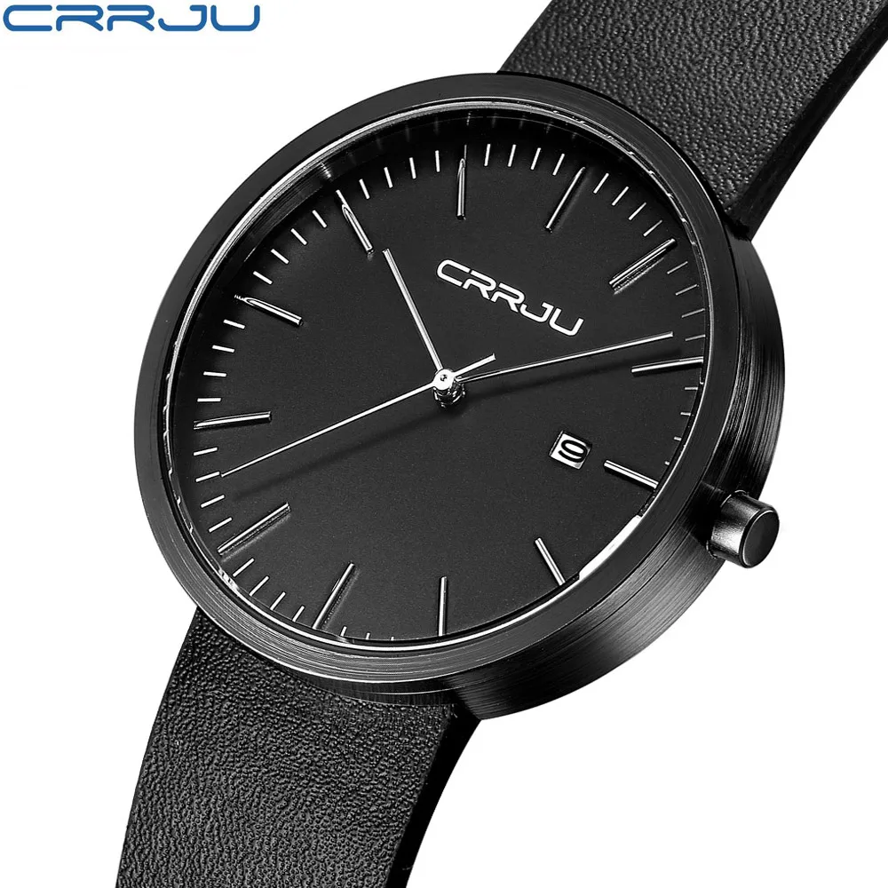 CRRJU Top Brand Luxury Men Watch Fashion Genuine Leather Quartz Wristwatch Calendar Date Simple Style Watches Dropshipping 2017
CRRJU Top Brand Luxury Men Watch Fashion Genuine Leather Quartz Wristwatch Calendar Date Simple Style Watches Dropshipping 2017