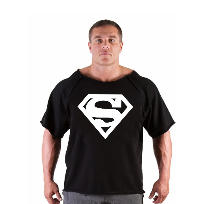 2019 new men's round neck shirt. Fitness bodybuilding shirt. High-waist summer short-sleeved casual shirt cotton top
2019 new men's round neck shirt. Fitness bodybuilding shirt. High-waist summer short-sleeved casual shirt cotton top