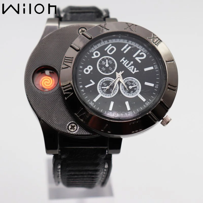 Men watches Lighter Quartz Military Wristwatches USB Charging outdoor sports watches Men Cigarette lighter clock F665
Men watches Lighter Quartz Military Wristwatches USB Charging outdoor sports watches Men Cigarette lighter clock F665