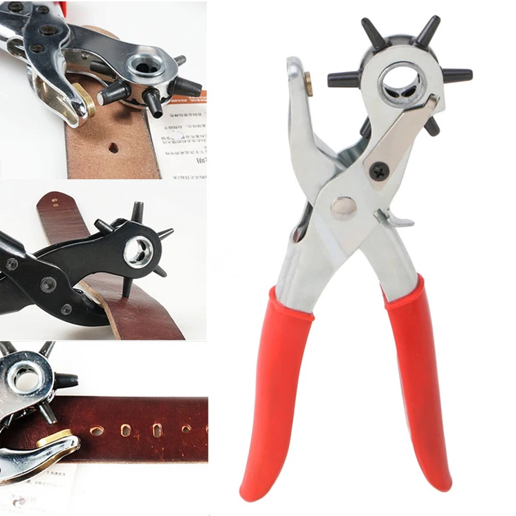 Leather Belt Hole Revolve Sewing Strap Household leathercraft Puncher Bag Setter Machine Punch Plier Eyelet Tool Watchband
Leather Belt Hole Revolve Sewing Strap Household leathercraft Puncher Bag Setter Machine Punch Plier Eyelet Tool Watchband
