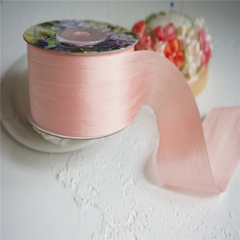 32mm 1.25"solid color 100% pure silk embroidery ribbon soft wedding ribbon thin taffeta high quality silk ribbon Handcraft
32mm 1.25"solid color 100% pure silk embroidery ribbon soft wedding ribbon thin taffeta high quality silk ribbon Handcraft
