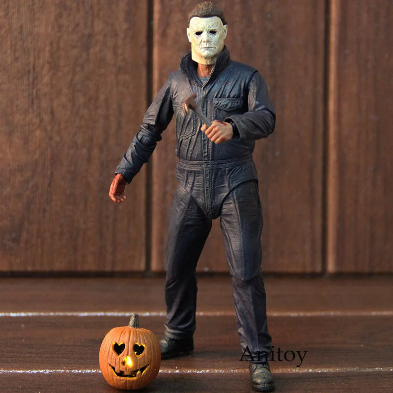 NECA Halloween Action Figure Ultimate Michael Myers Brinquedos Pumpkin With LED Light Collectible Model Toy
NECA Halloween Action Figure Ultimate Michael Myers Brinquedos Pumpkin With LED Light Collectible Model Toy