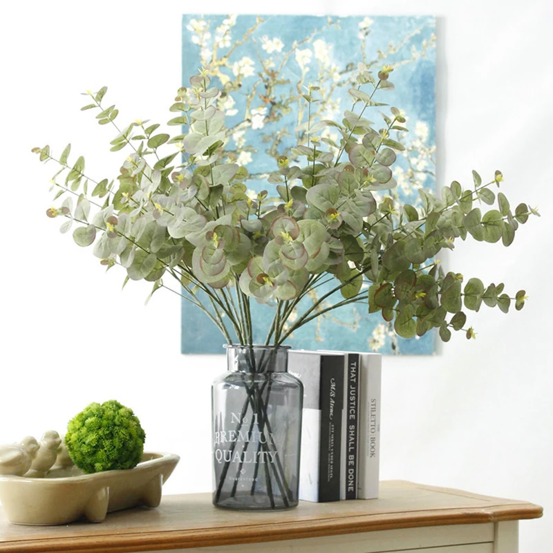 Eucalyptus Leave Simulation Plants Green artificial leaf decorative Wedding Party Home Decor Fake Decoration
Eucalyptus Leave Simulation Plants Green artificial leaf decorative Wedding Party Home Decor Fake Decoration