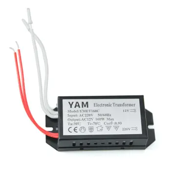 YAM 160W 220V Halogen Light LED Driver Power Supply Converter Electronic Transformer
YAM 160W 220V Halogen Light LED Driver Power Supply Converter Electronic Transformer