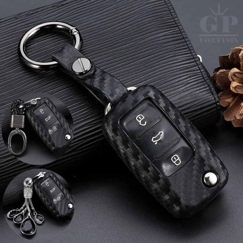 Car Key Cover Carbon Fiber Silicone case key holder shell Metal key ring for volkswagen vw polo passat tiguan touran jetta Skoda
Car Key Cover Carbon Fiber Silicone case key holder shell Metal key ring for volkswagen vw polo passat tiguan touran jetta Skoda