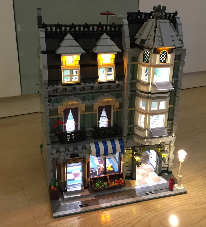 LED Licht USB Beleuchtung Kit ONLY Für LEGO 10232 Palace Cinema Street Lighting